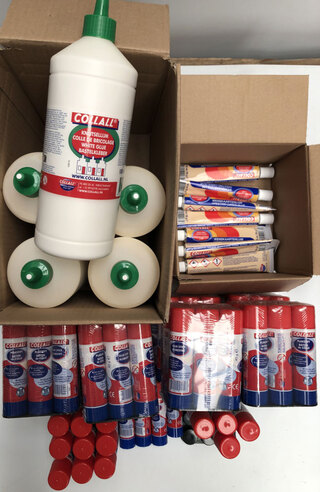 Ca. 108x Collall wenskaartenlijm, collall knutsellijm – 1000ml, plakst